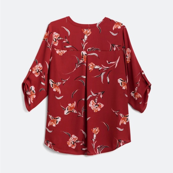 DANIEL RAINN Koda Split Neck Blouse NWT - Picture 5 of 7